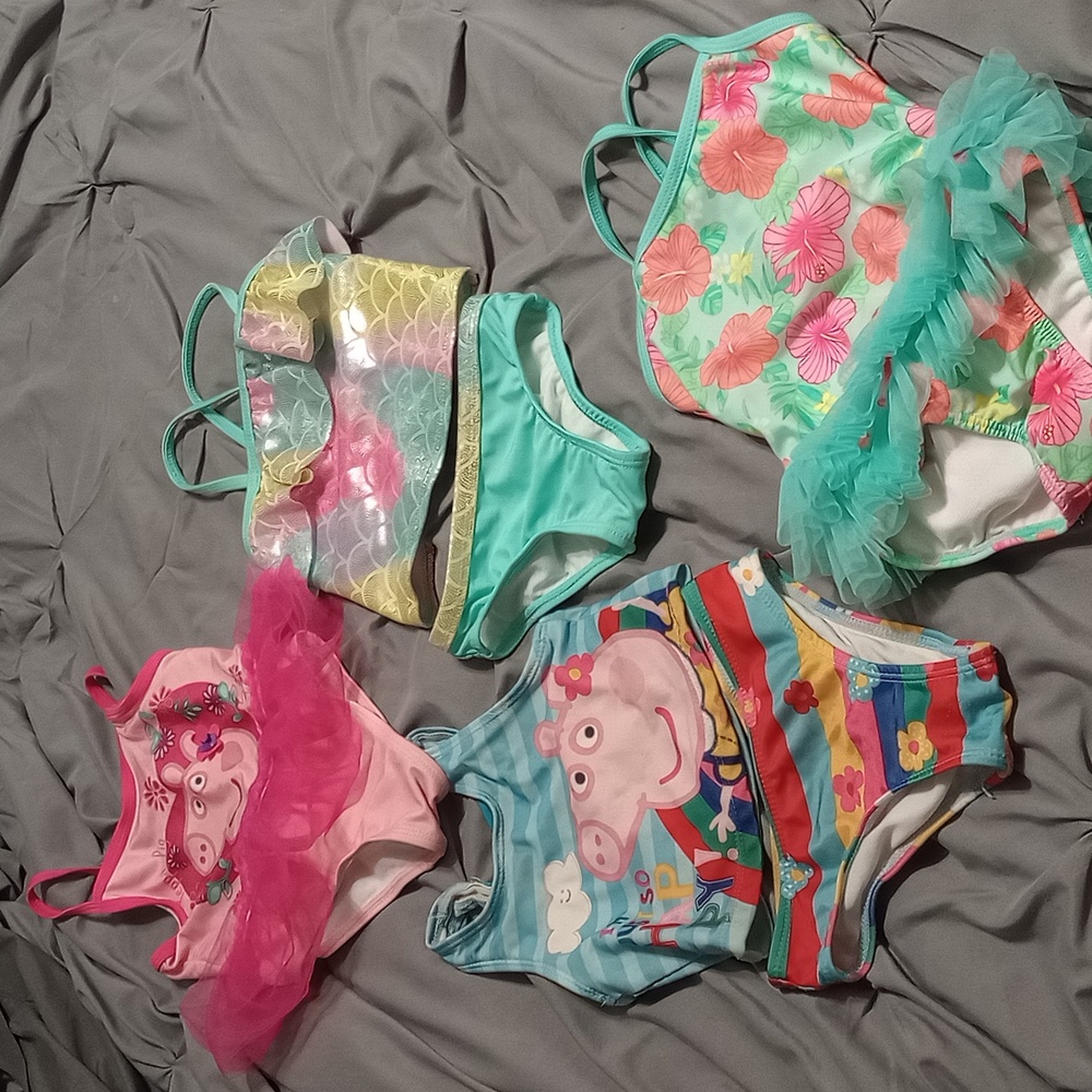 Toddler girl's 2t bathing suit assortment